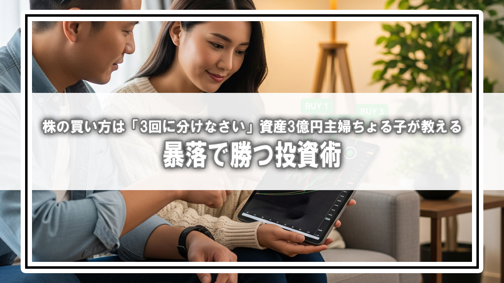 株の買い方は「3回に分けなさい」資産3億円主婦ちょる子が教える、暴落で勝つ投資術