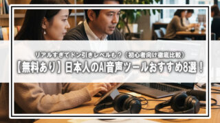 【無料あり】日本人のAI音声ツールおすすめ8選!リアルすぎてドン引きレベルも?(初心者向け徹底比較)
